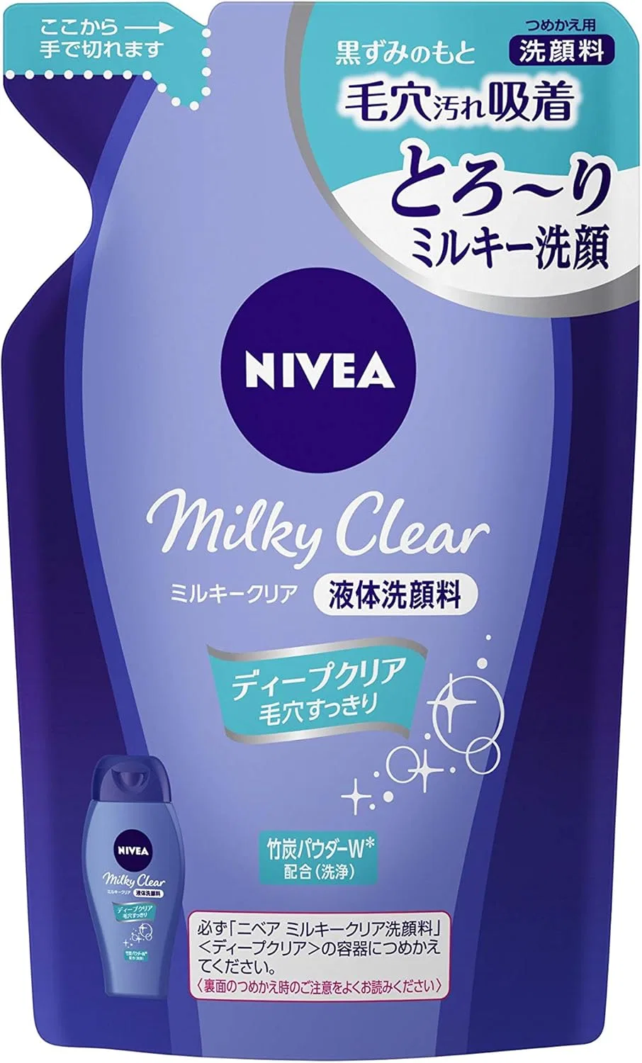 Гель для умывания Milky Clear Deep Clear Refill Nivea, 130 мл