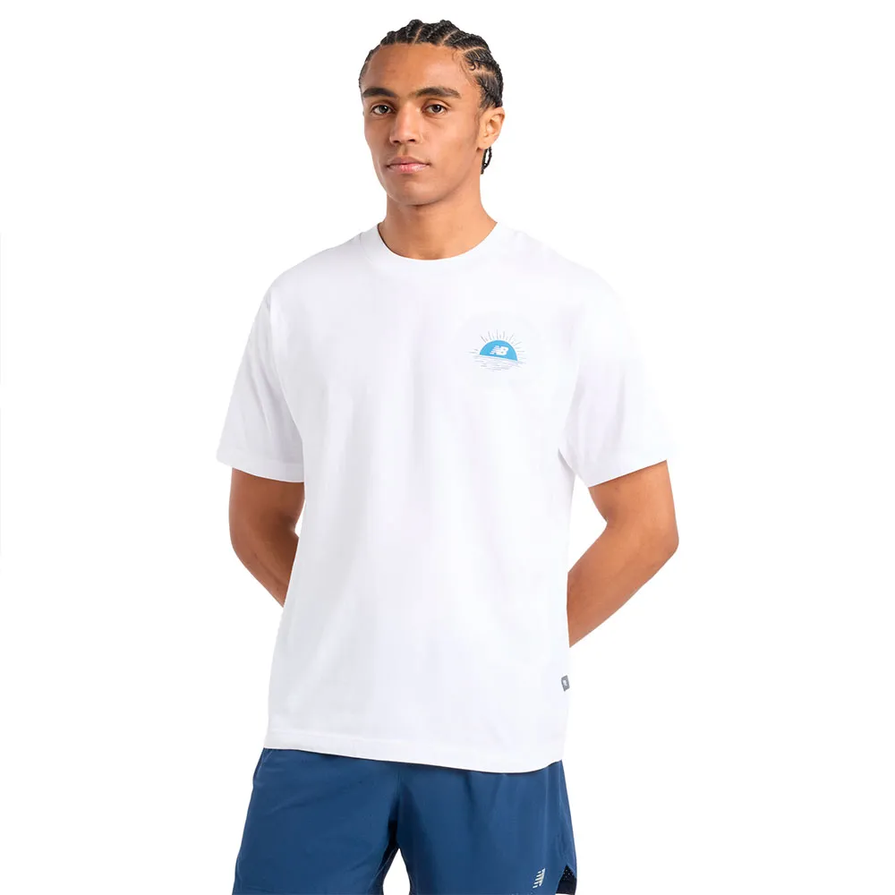 

Футболка с коротким рукавом New Balance Lobster Boat, белый