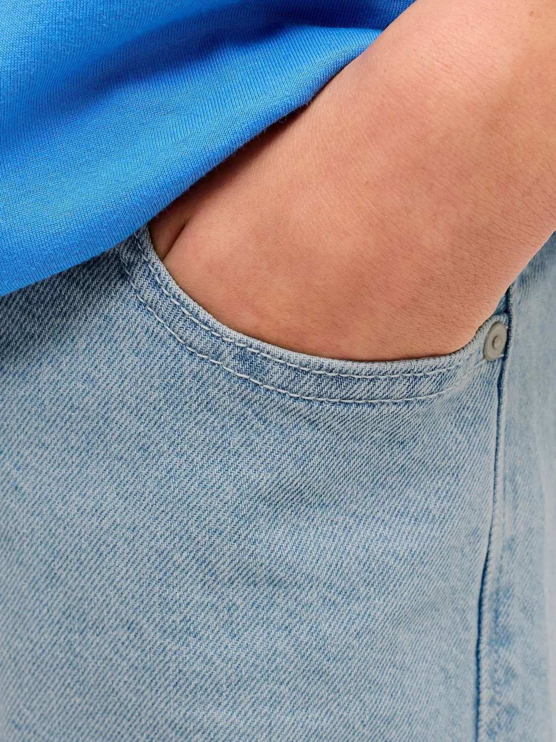 Джинсы Relaxed Fit, JACK & JONES Junior, голубой деним — фото 4