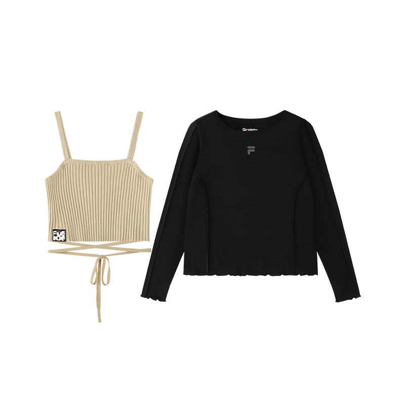 

Футболка женская Jet Black FILA FUSION