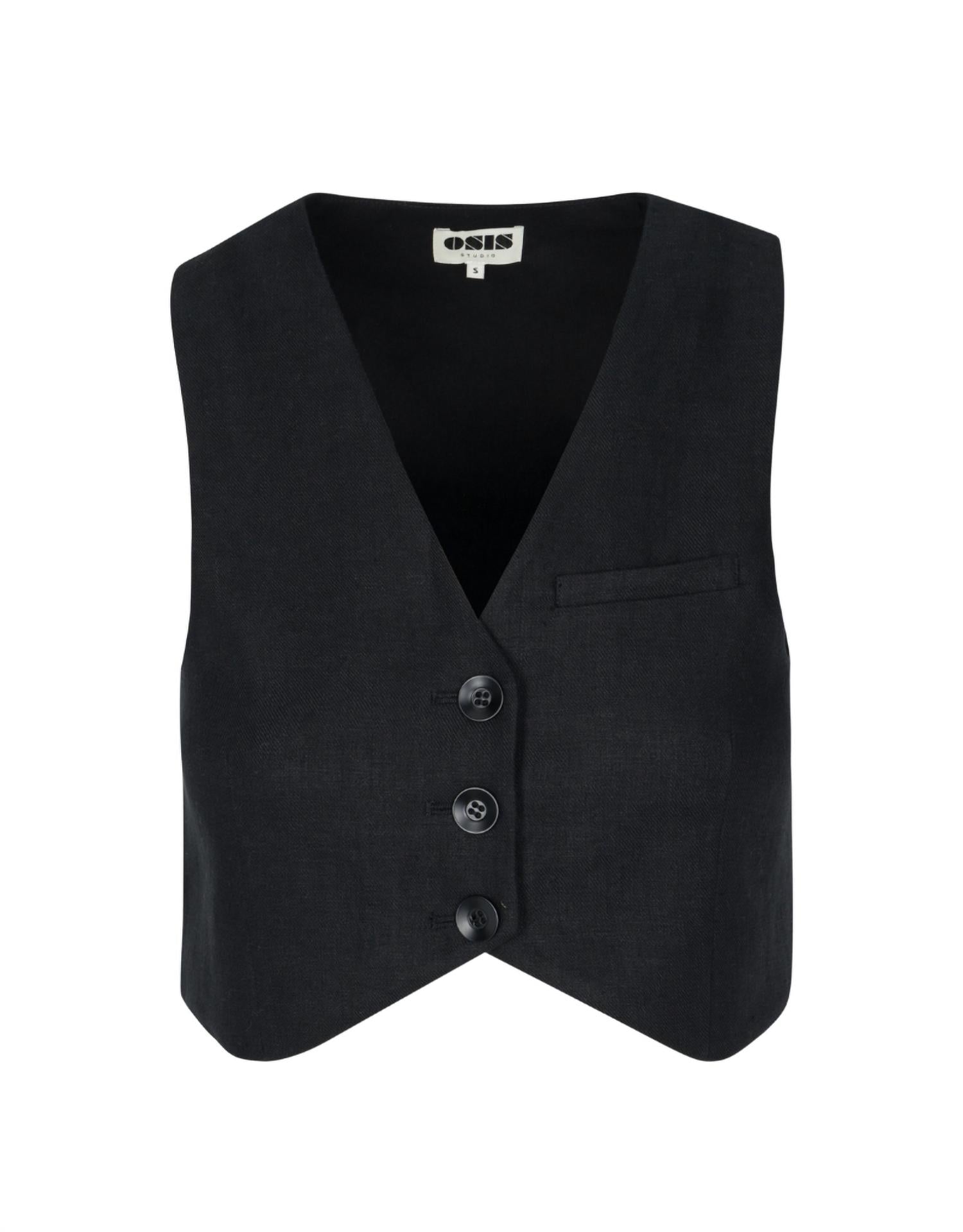 

OSIS Жилет Дебби в черном цвете