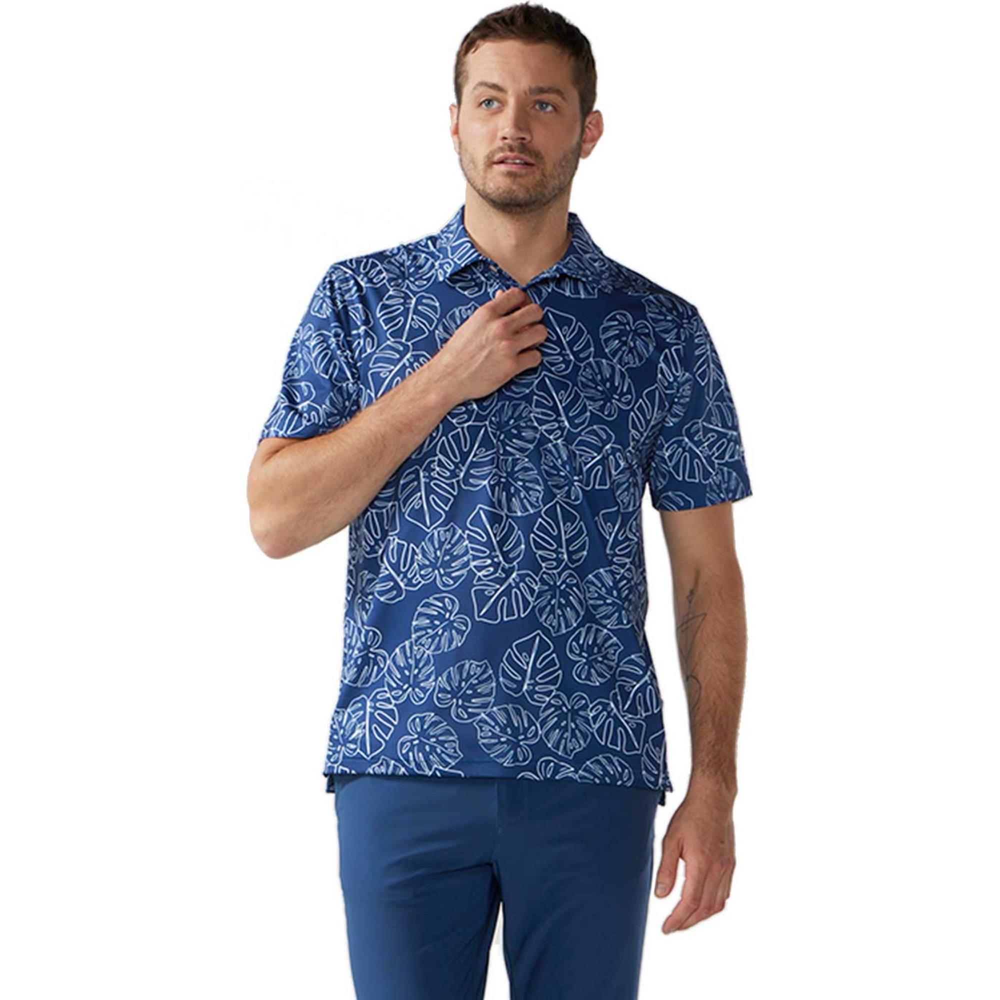 

Мужская поло-рубашка Monstera Moment Performance Chubbies, Navy