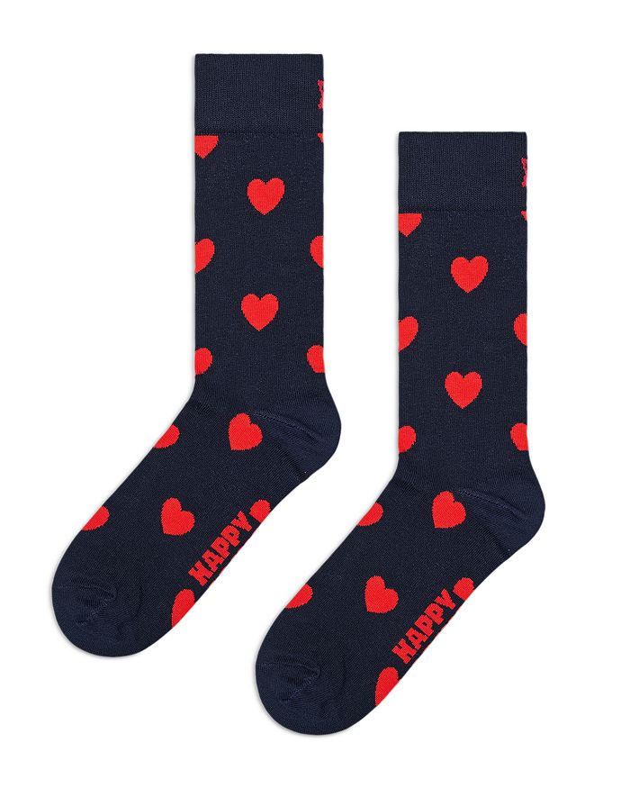 

Носки с сердечками Happy Socks, синий