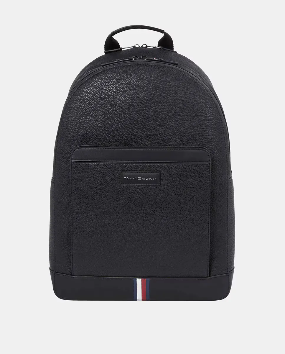 

Мужской черный рюкзак в полоску от Tommy Hilfiger