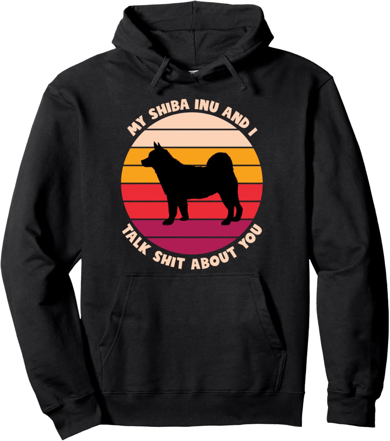 

Забавная толстовка с изображением собаки породы сиба-ину Мы говорим о тебе, черная Shirtbooth: Shiba Inu