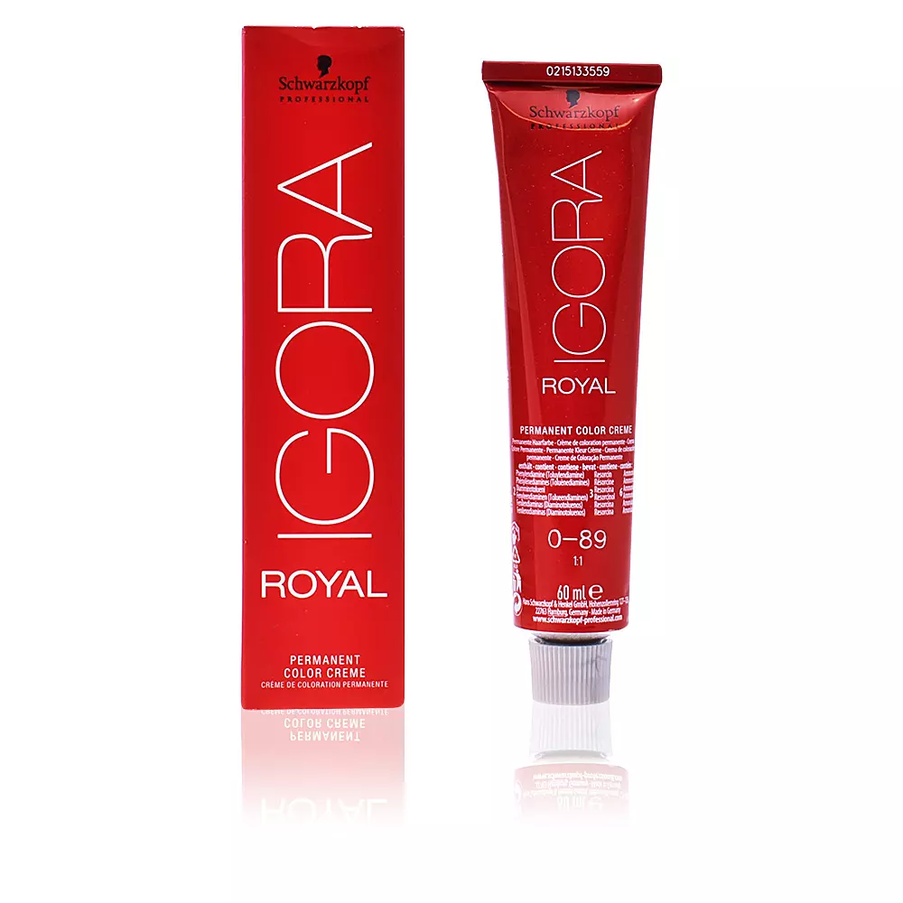 

Краска для волос Igora royal permanent color creme Schwarzkopf, цвет 0-89, 60 мл.