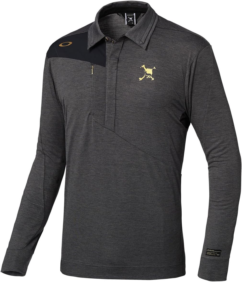 

Футболка Oakley Skull Crown Intersect с длинными рукавами, модель 2.0, темно-серый меланж