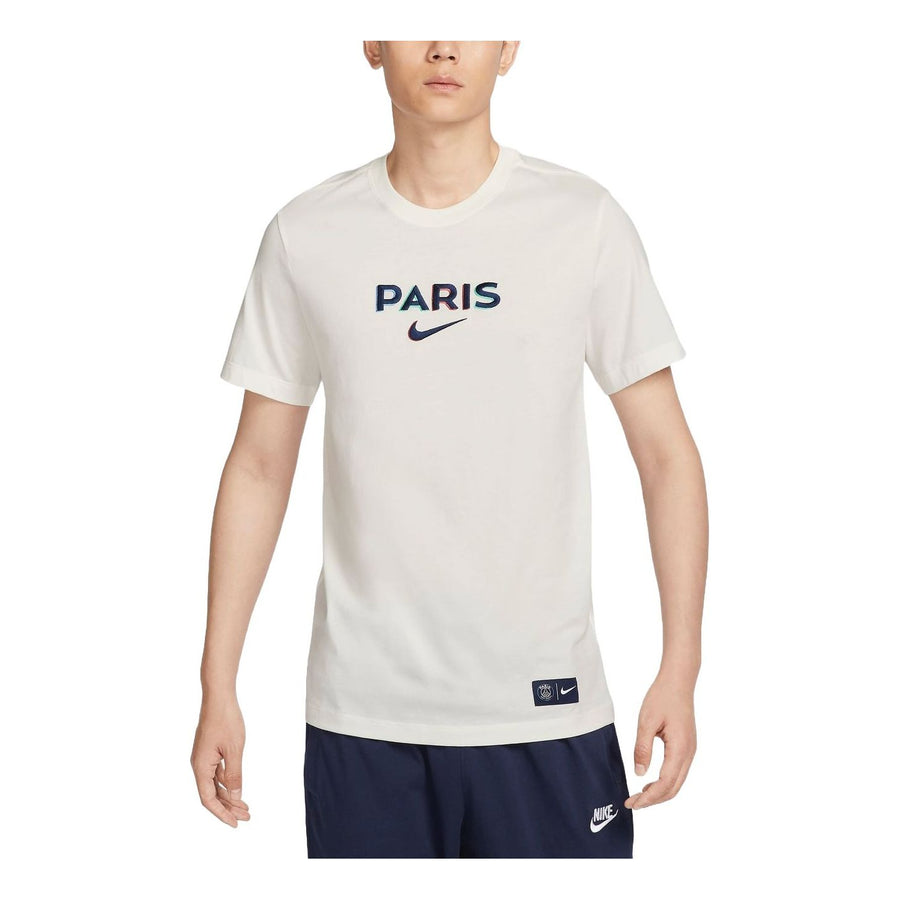

Футболка Nike Paris Saint-Germain Soccer T-Shirt Asia Sizing 'Sail', бежевый