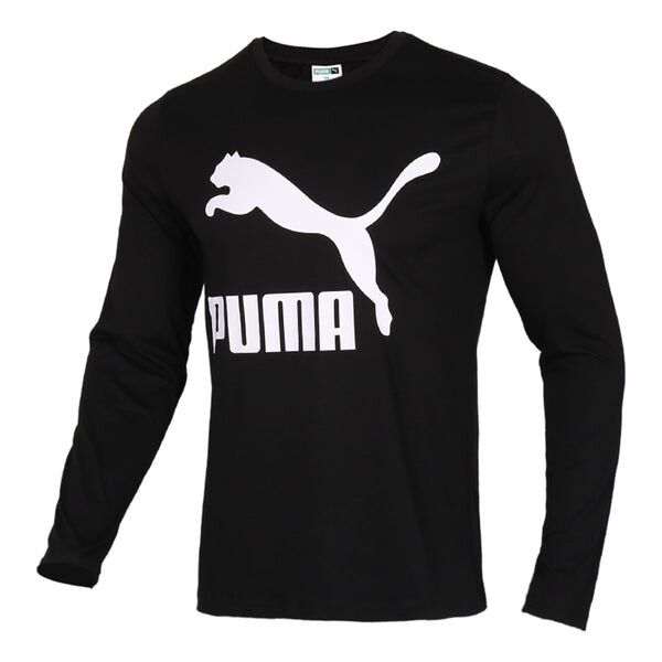 

Футболка sports running long sleeve tee black Puma, черный
