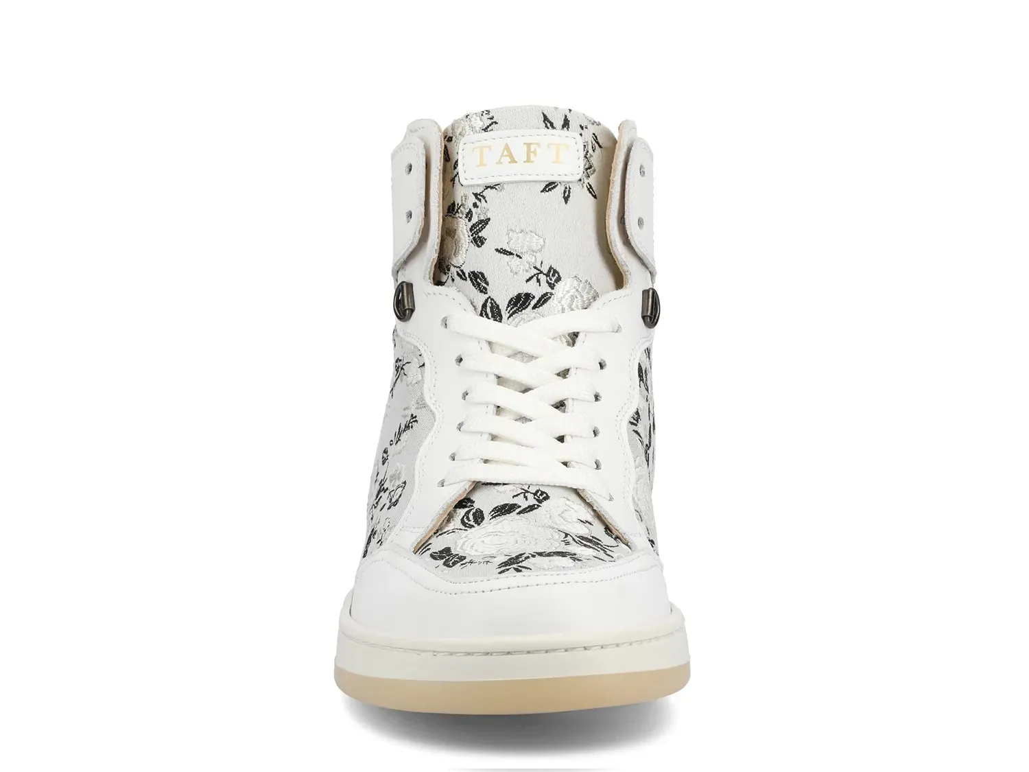 Высокие кроссовки TAFT Rapido, белый цветочный принт — фото 2