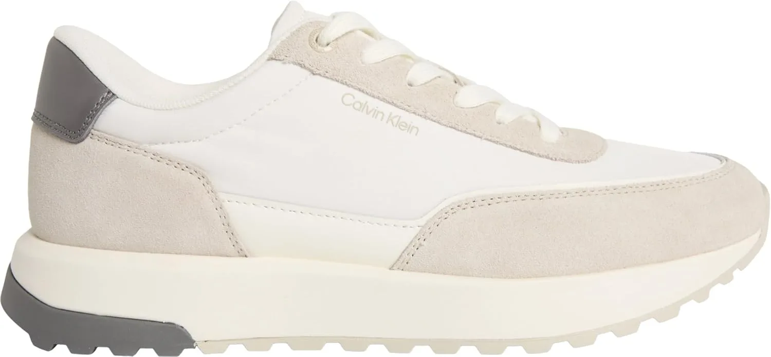 Кроссовки Calvin Klein City Runner на шнуровке, серый — фото 2
