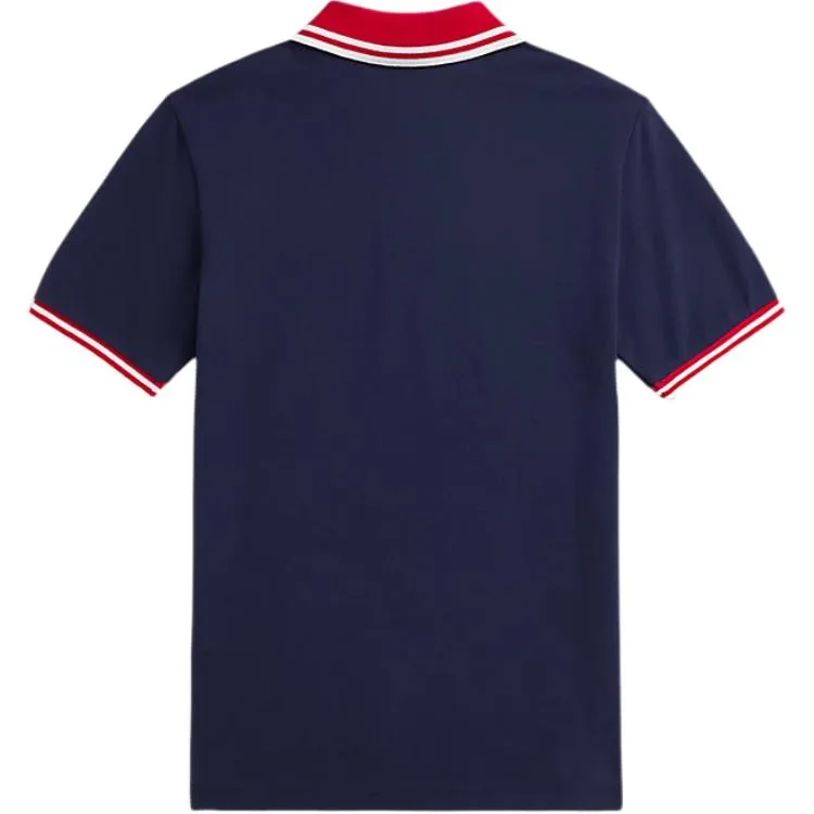 Polo Ralph Lauren Футболка FW24 Marine Blue Kids' — фото 4