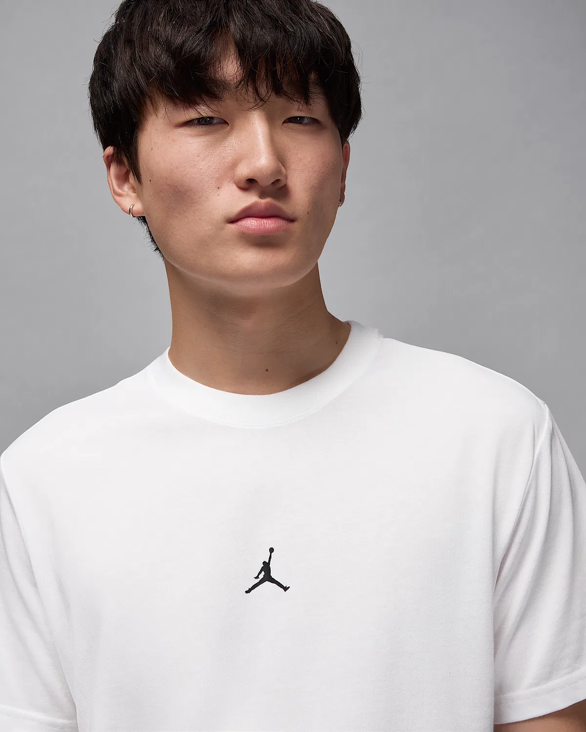 Мужская футболка Dri-FIT Jumpman Jordan Sport, White/Black — фото 3