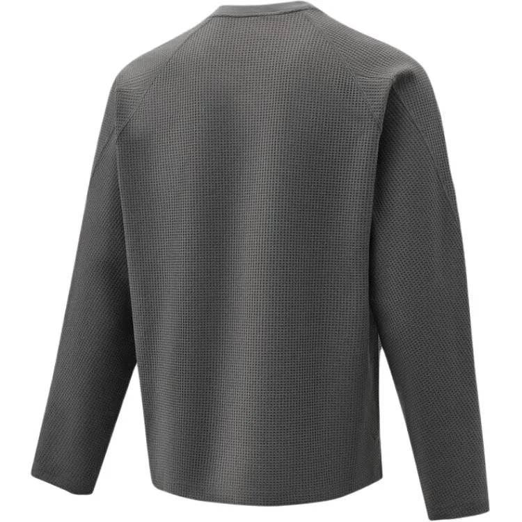 Adidas Футболка FOS мужская серая с круглым вырезом Moderate — фото 3