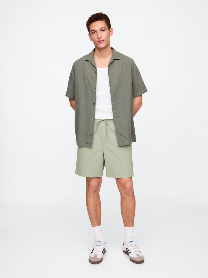 

Тканевые шорты GAP, светло-зеленый