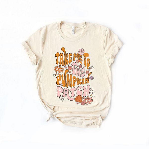 

Футболка с принтом Take me to the pumpkin patch flowers Simply Sage Market, Зеленый, Футболка с принтом Take me to the pumpkin patch flowers Simply Sage Market