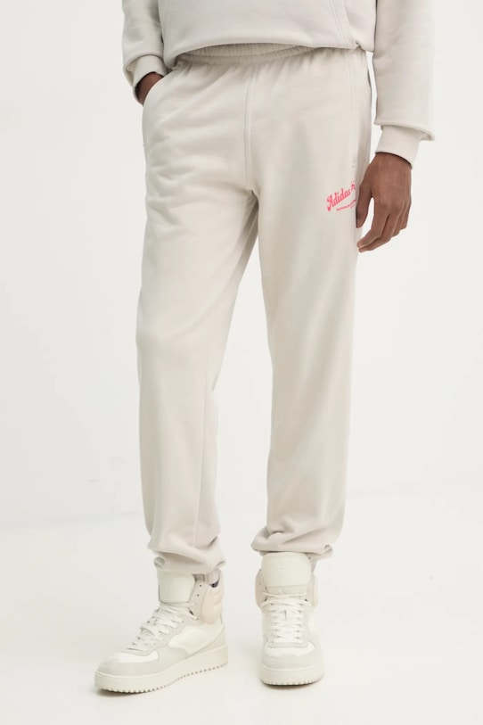 

Хлопковые спортивные брюки Wabash Adidas Originals, бежевый