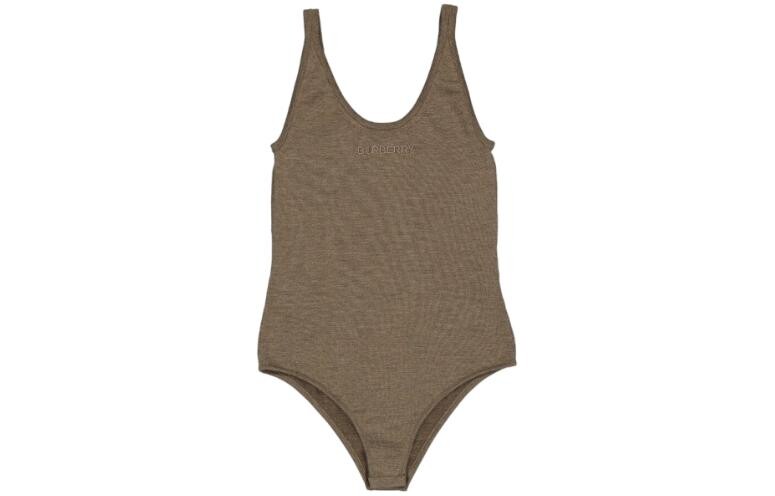 

Женское боди Burberry, цвет Brown