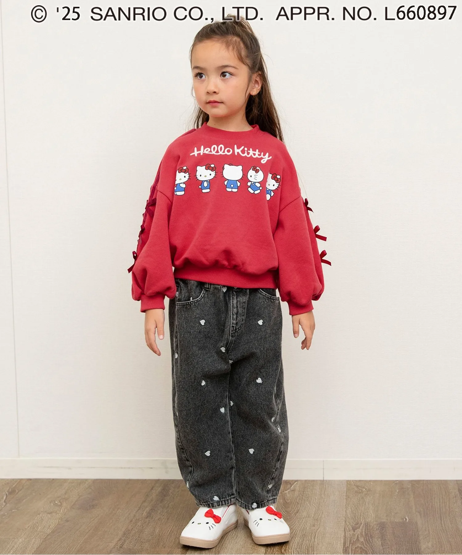 Детские сланцы Sanrio Hello Kitty белые — фото 2