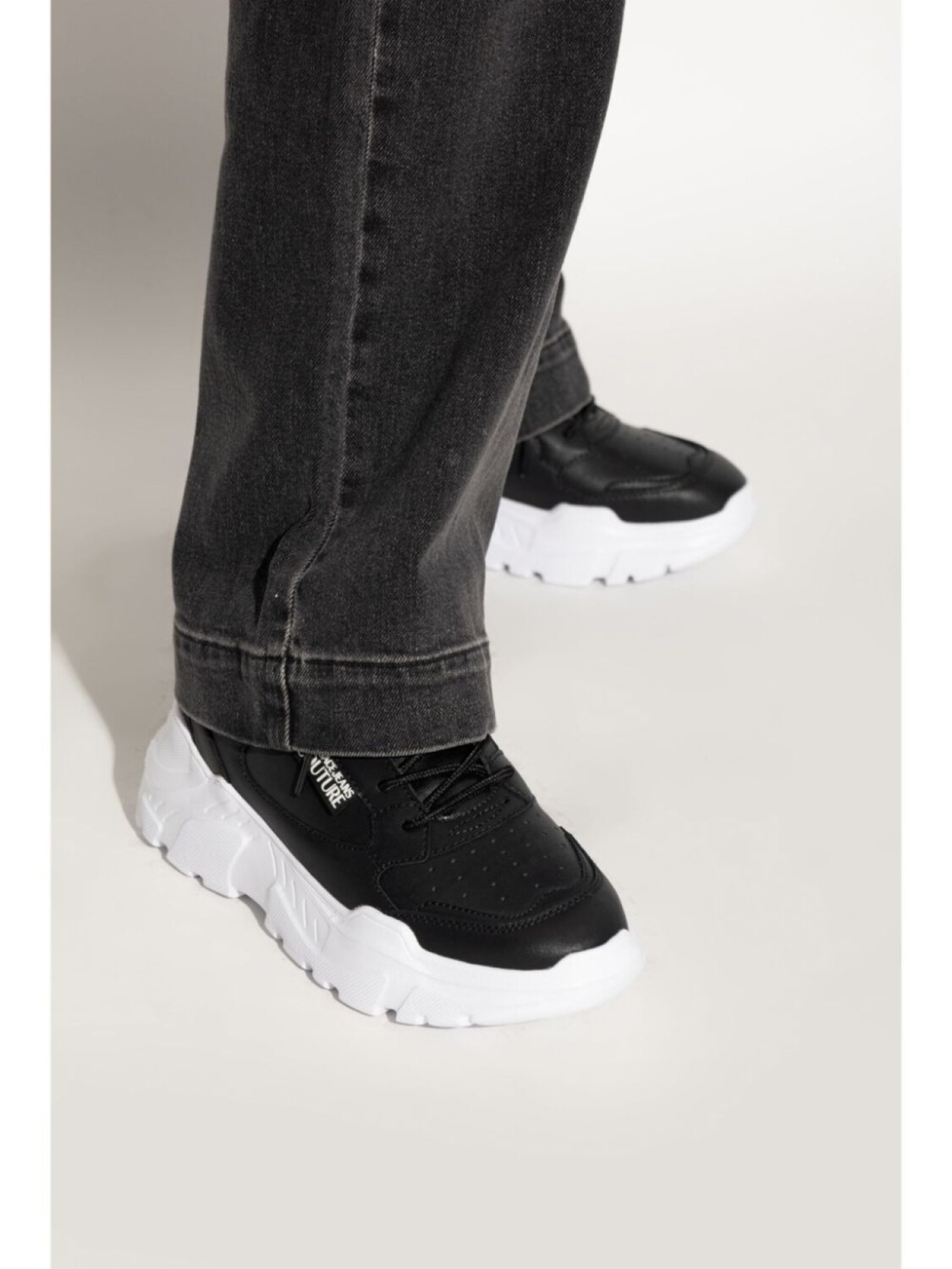 Versace Jeans Couture кроссовки Speedtrack, черный — фото 2