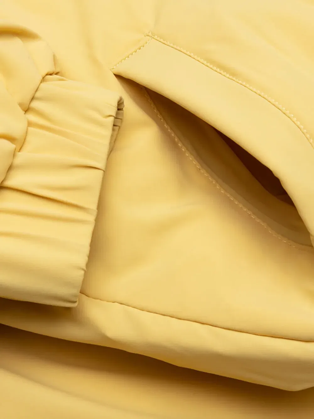 Пуховая куртка на молнии Fear Of God Essentials Kids, желтый — фото 4