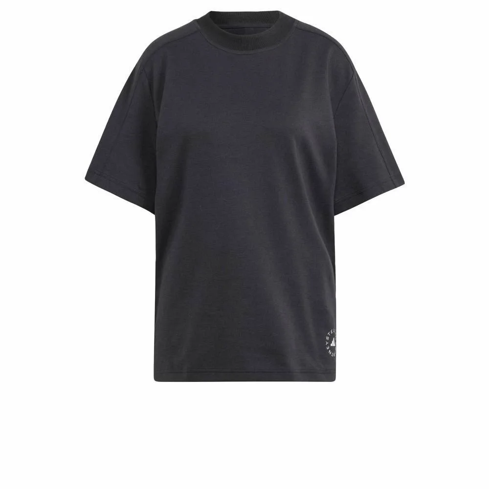 Футболка с короткими рукавами Adidas Adidas by Stella McCartney с логотипом, цвет Black — фото 3