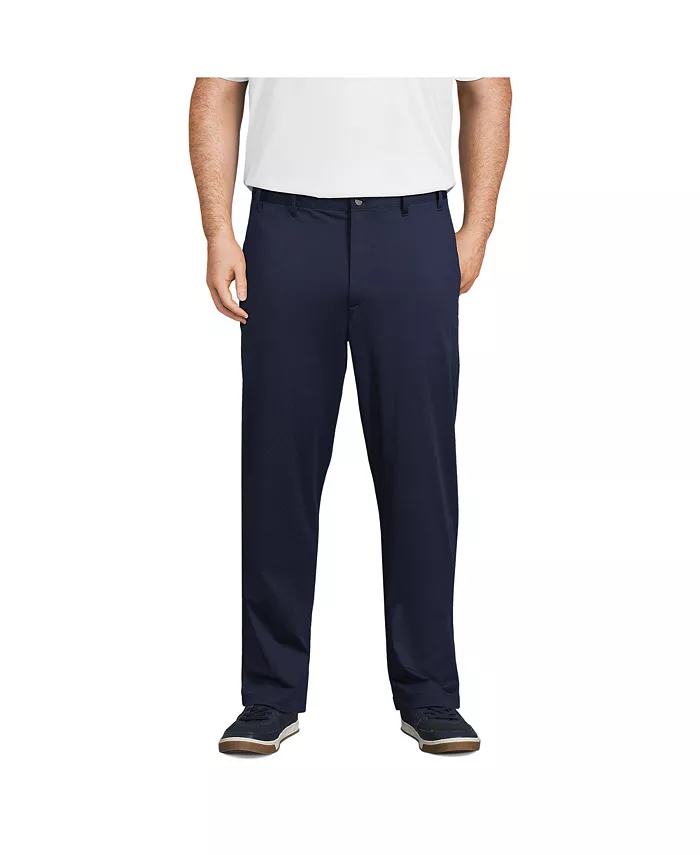 

Брюки для гольфа Big & Tall Flex Lands' End, синий