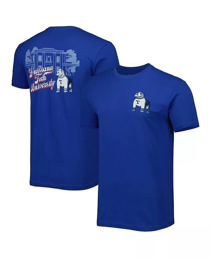 

Футболка премиум-класса мужская Royal Louisiana Tech Bulldogs Mascot Scenery Image One