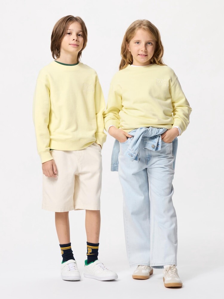 

Свитшот с ультраэластичным рисунком Uniqlo, цвет 41 желтый