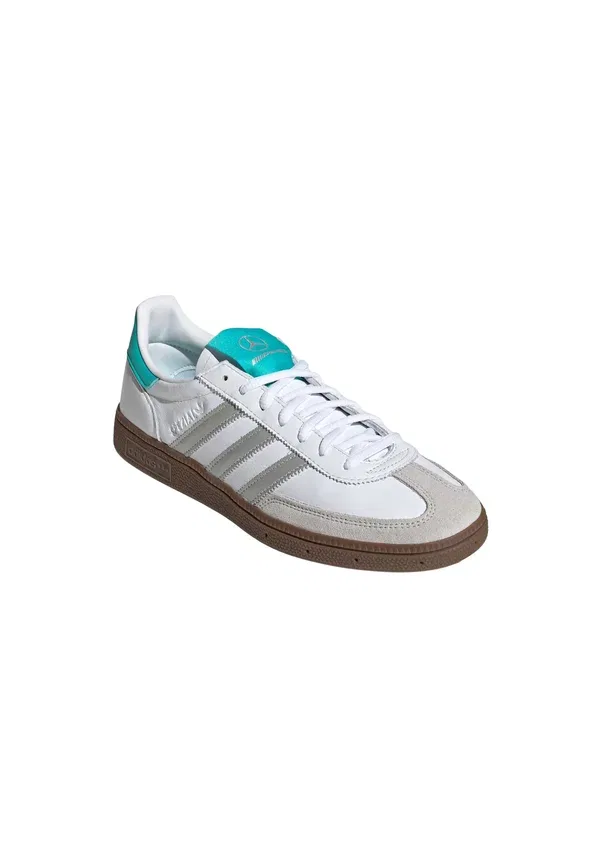 Кроссовки Handball Spezial Adidas Originals, облачно-белый серебристый металлик гум — фото 2