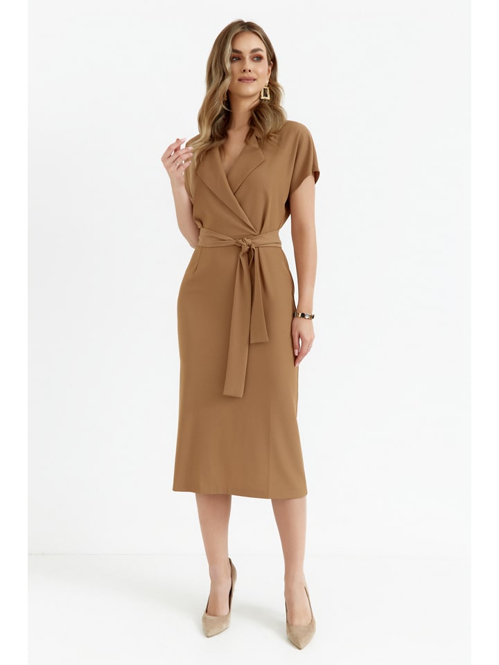 

Платье до колена Stylove, кэмел