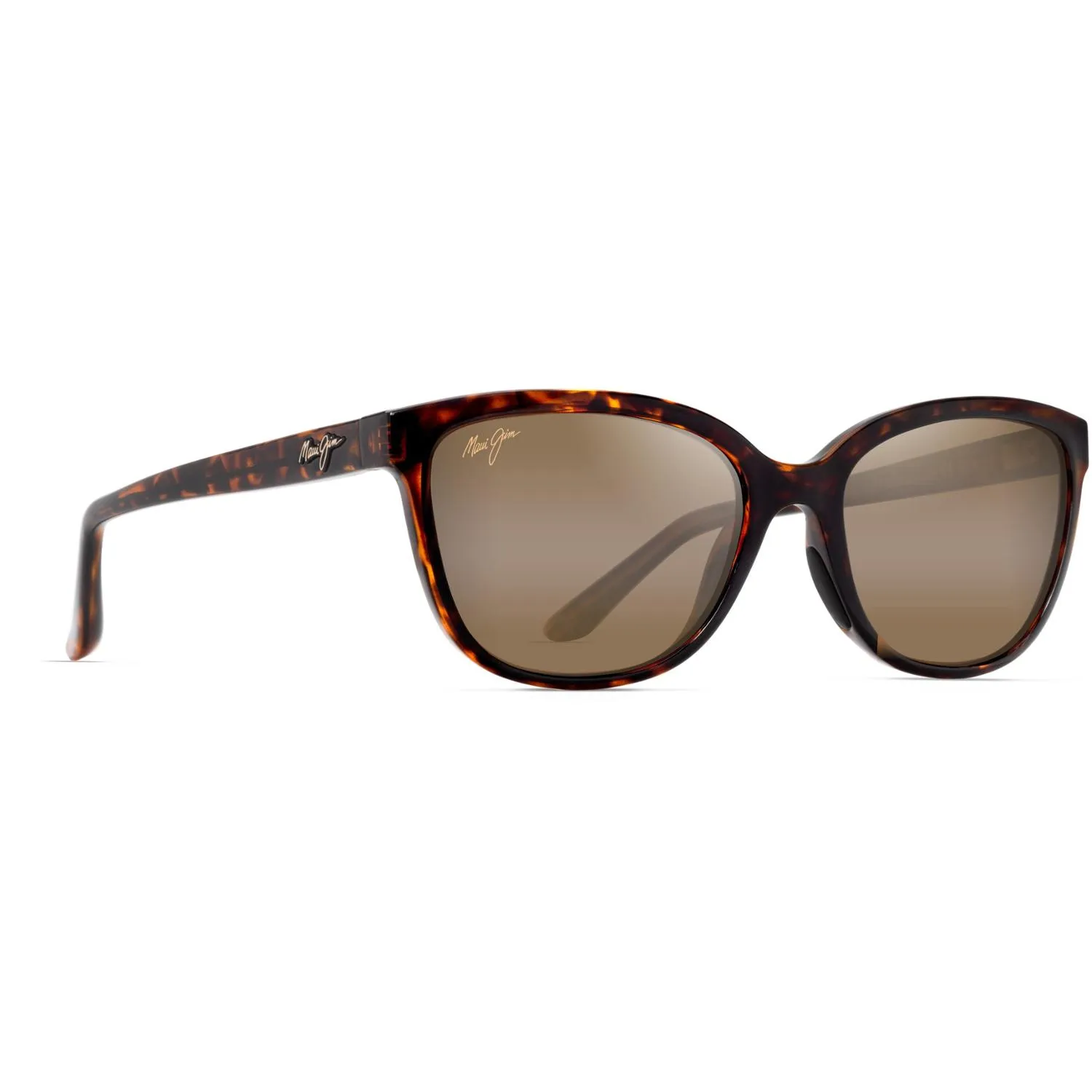 

Женские поляризованные солнцезащитные очки Honi Maui Jim, Shiny Dark Havana