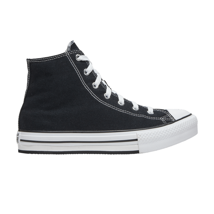 

Кроссовки Converse Chuck Taylor All Star EVA Lift Platform High GS 'Black', черный