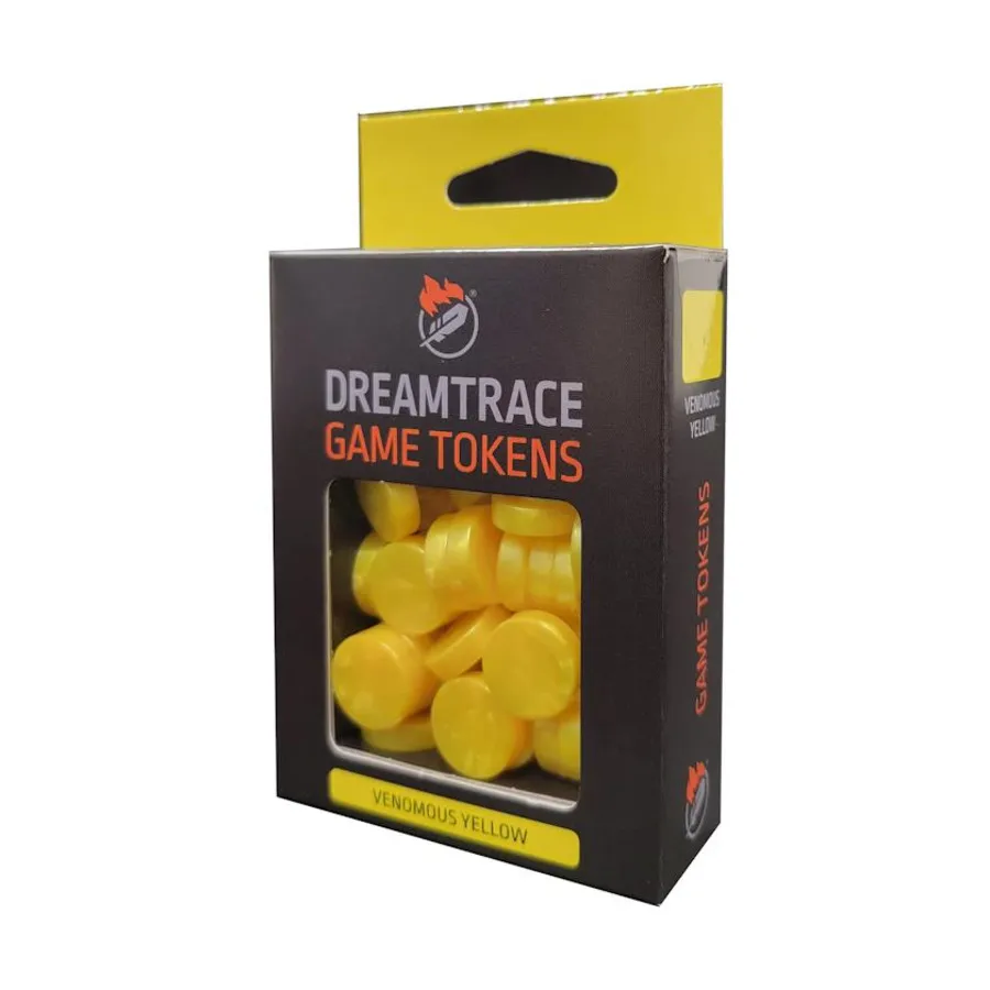 

Игровые жетоны — ядовито-желтый, DreamTrace Game Supplies