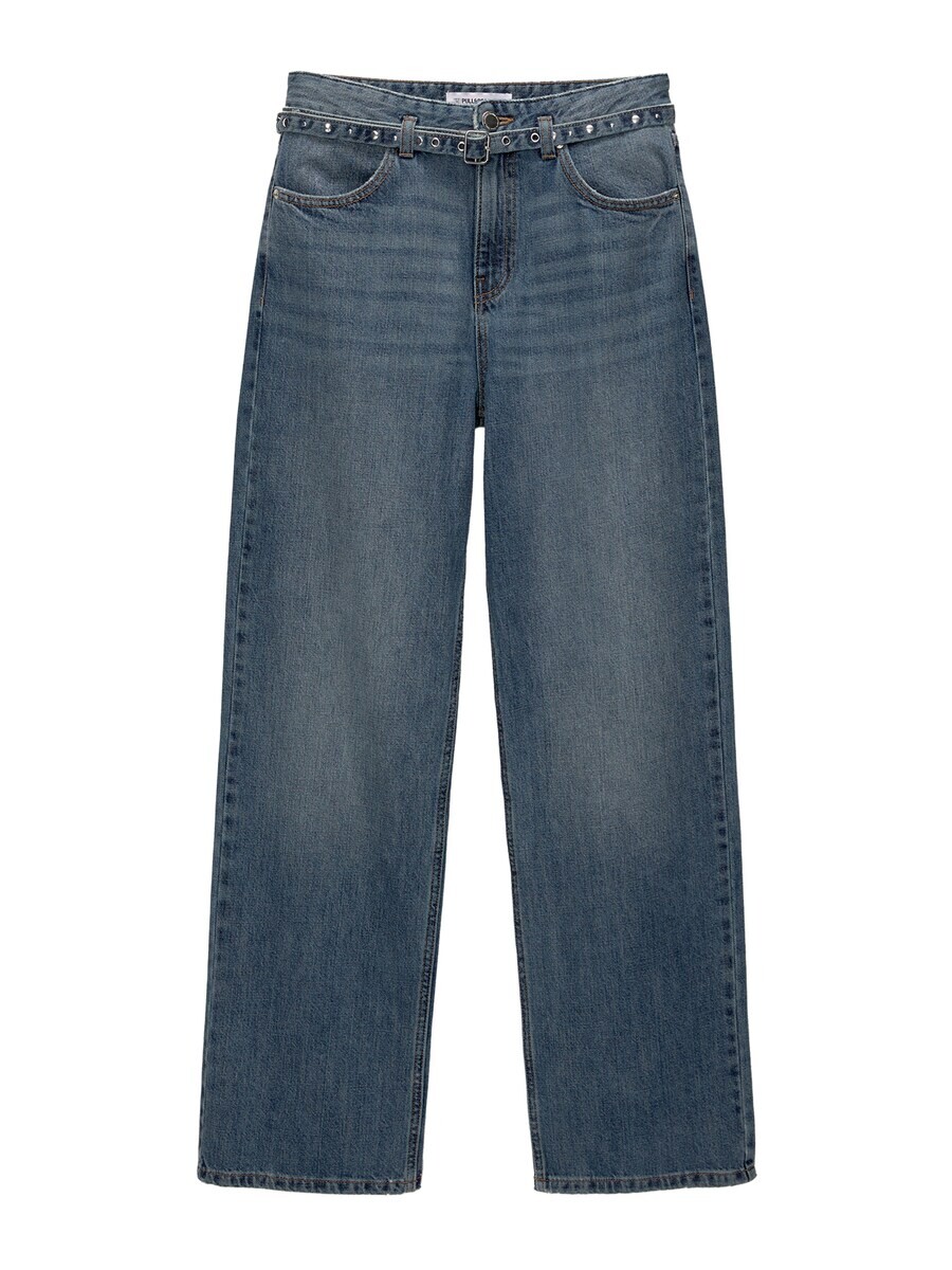 

Джинсы Pull&Bear Loose fit Jeans, синий деним