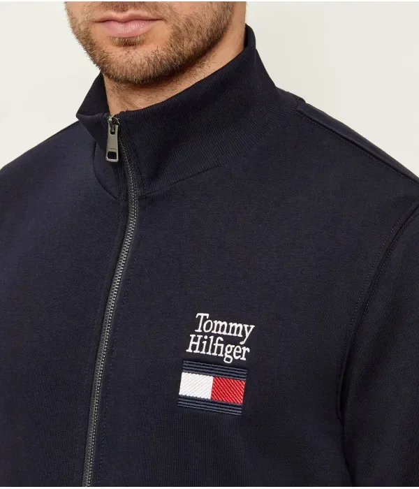 Толстовка regular fit Tommy Hilfiger, коричневый — фото 4
