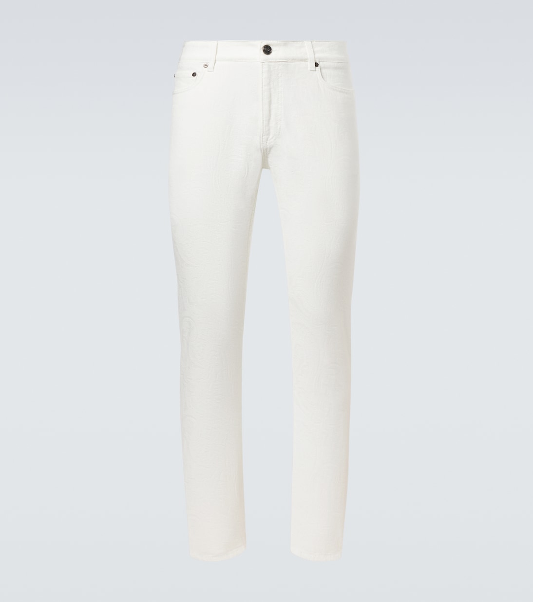 

Pegaso прямые джинсы с низкой посадкой Etro, Optical White