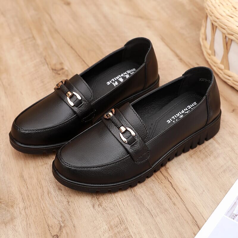 Туфли женские повседневные Women's Casual Shoes Women's Black Egchi — фото 2