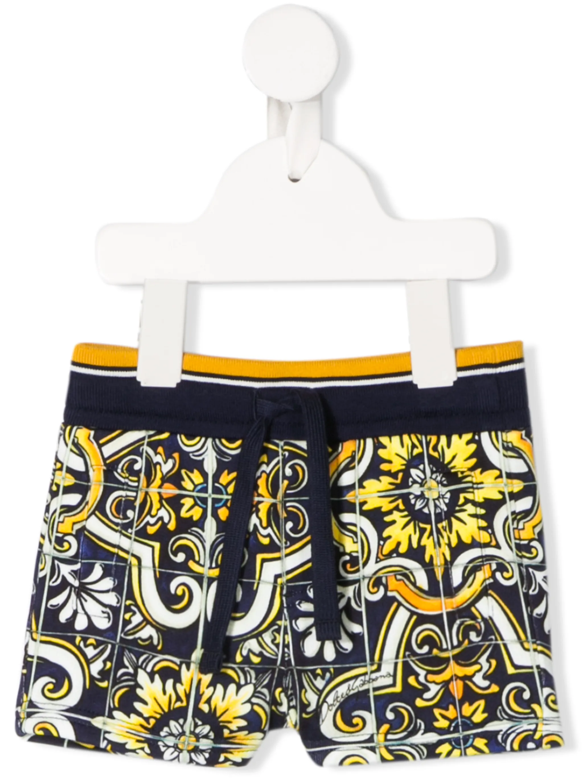 

Шорты с принтом Dolce & Gabbana Kids, синий