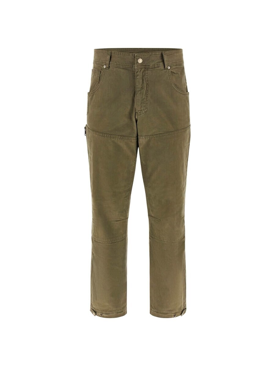 

Тканевые брюки GUESS Loose fit Pants, оливковый