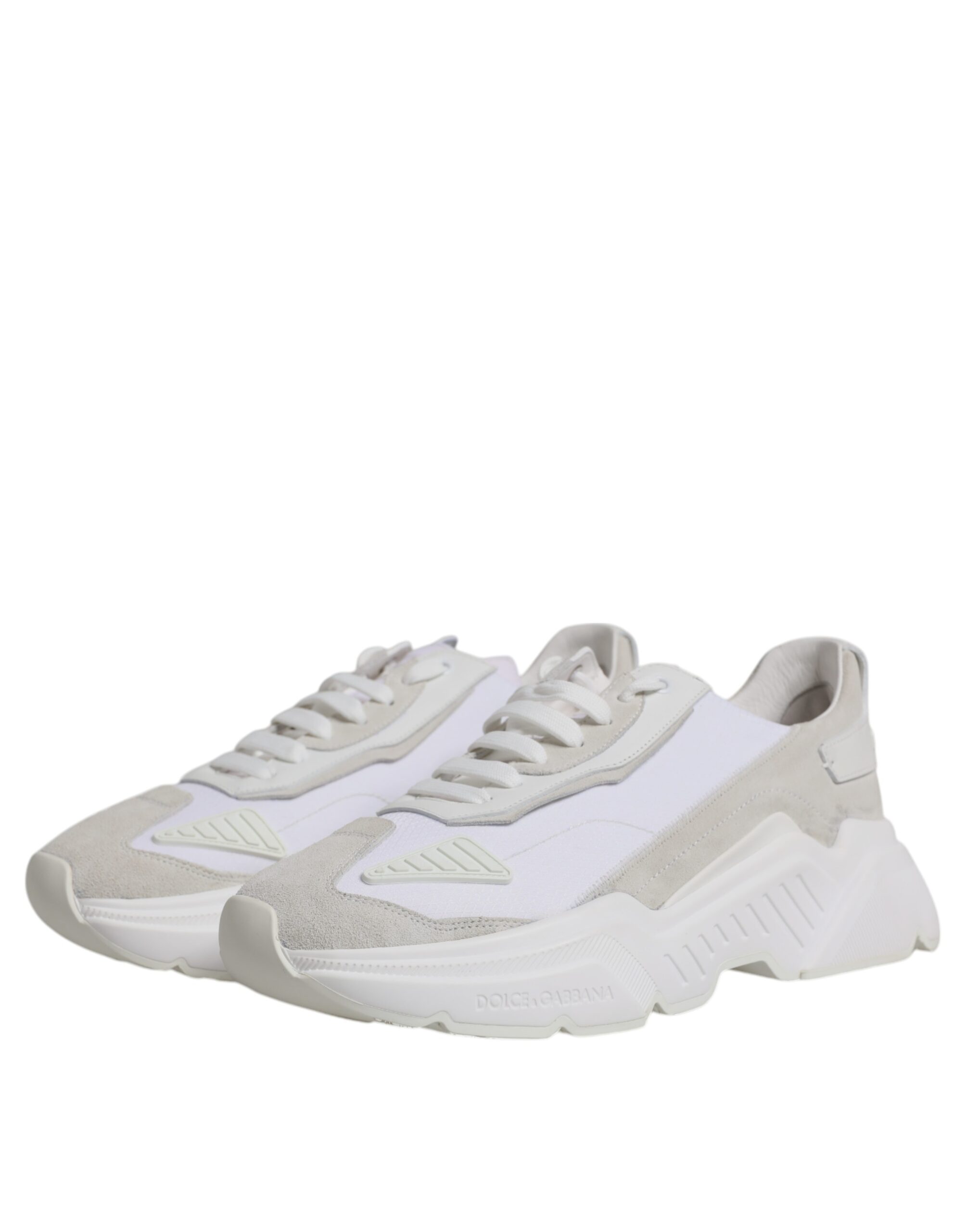 Белые кожаные кроссовки Daymaster Low Top Dolce & Gabbana — фото 4