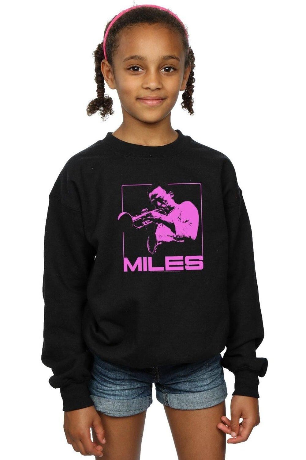 

Свитшот Miles Davis, черный