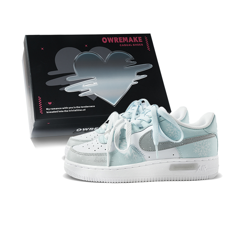 

Детские кроссовки для скейтбординга Air Force 1 LE Low Top для подростков Nike, зеленый/серый