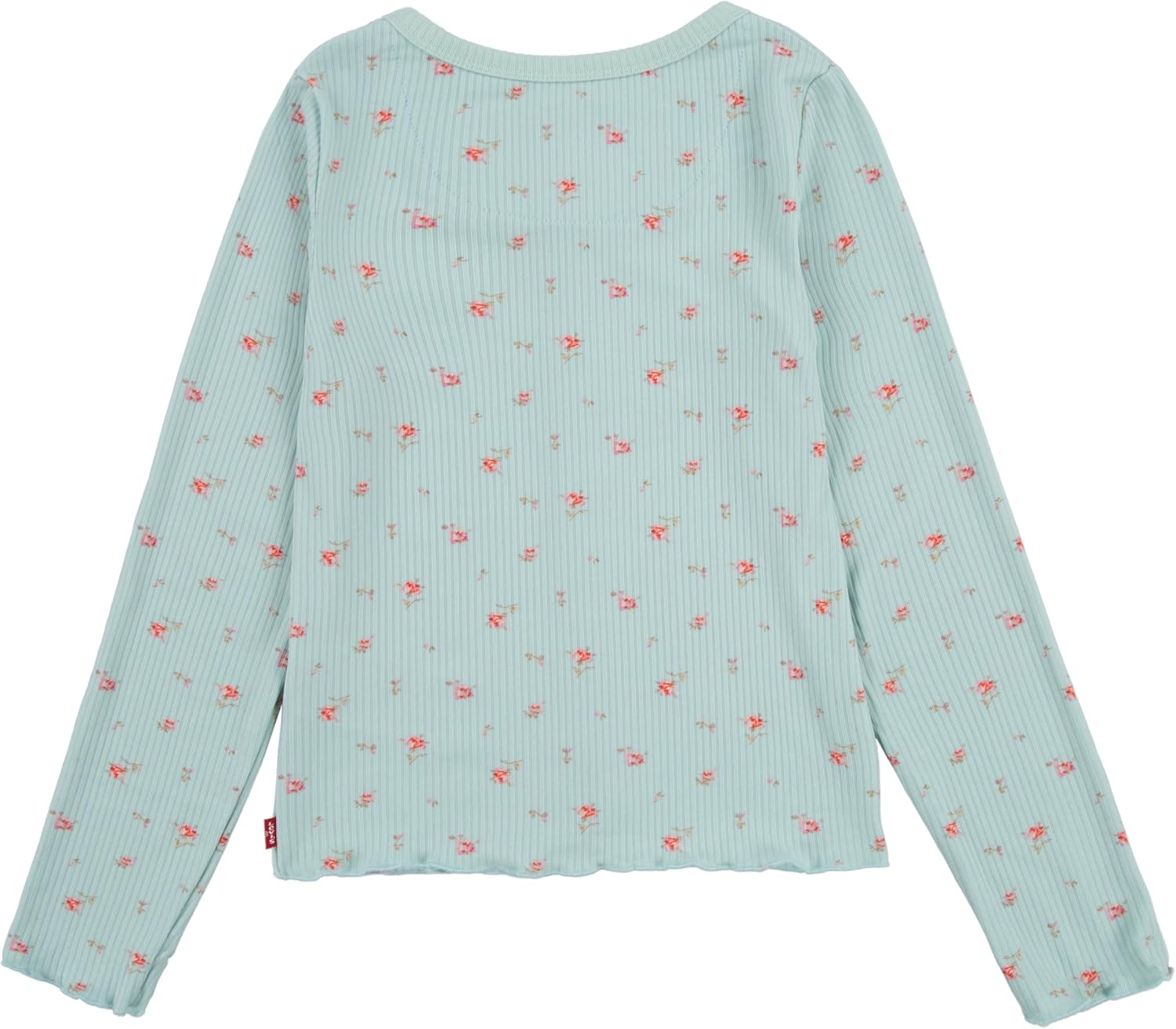 Футболка Levi's для девочек с длинным рукавом и рубчатой вязкой, Starlight Blue — фото 2