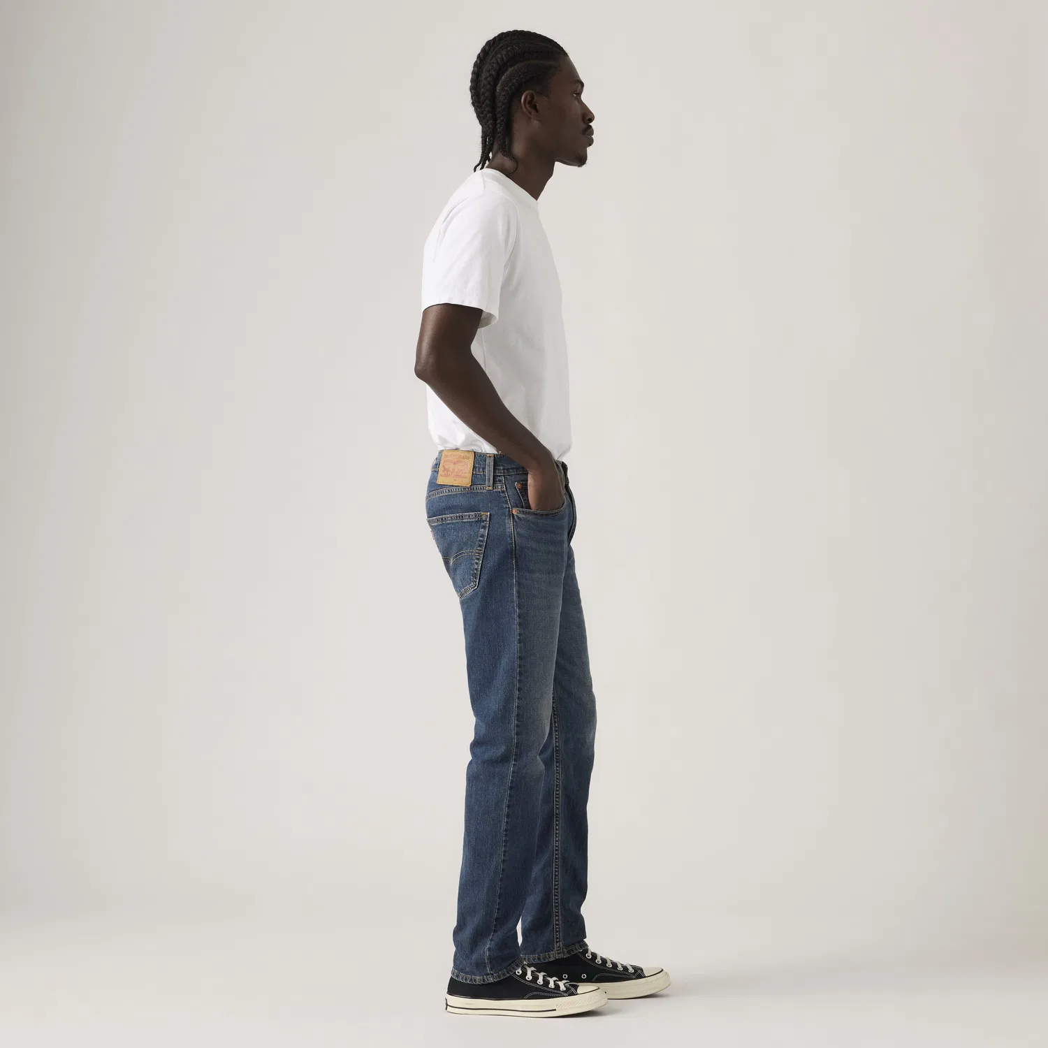 Мужские джинсы 502 Taper Performance Cool Levi's, Dark Wash — фото 4