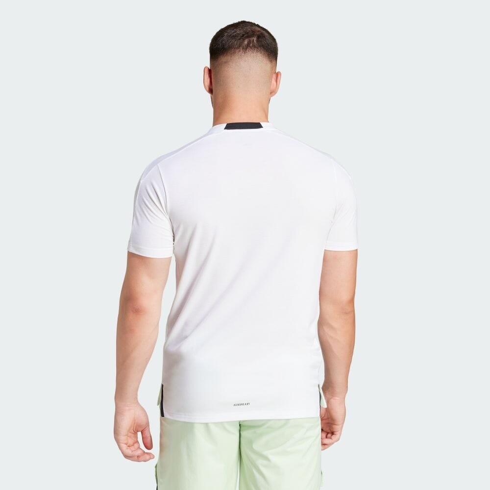 Футболка Adidas DESIGNED FOR TRAINING Workout short sleeve T-shirt, белый — фото 2