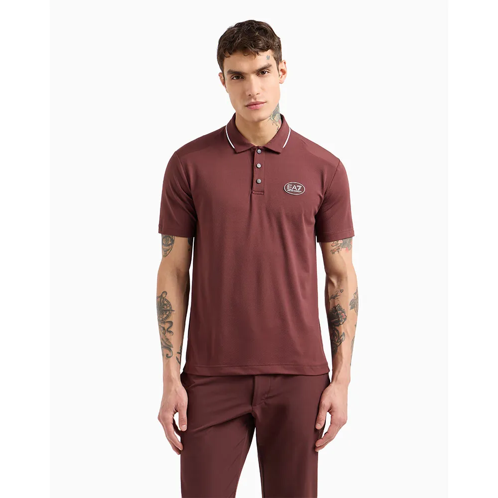 

Поло с коротким рукавом EA7 EMPORIO ARMANI 7M000189_AF13761, фиолетовый