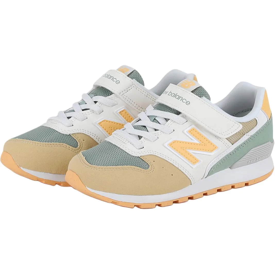 New Balance NB 996 Slip Resistant And Breathable Low top Детские кроссовки White Green Yellow — фото 4