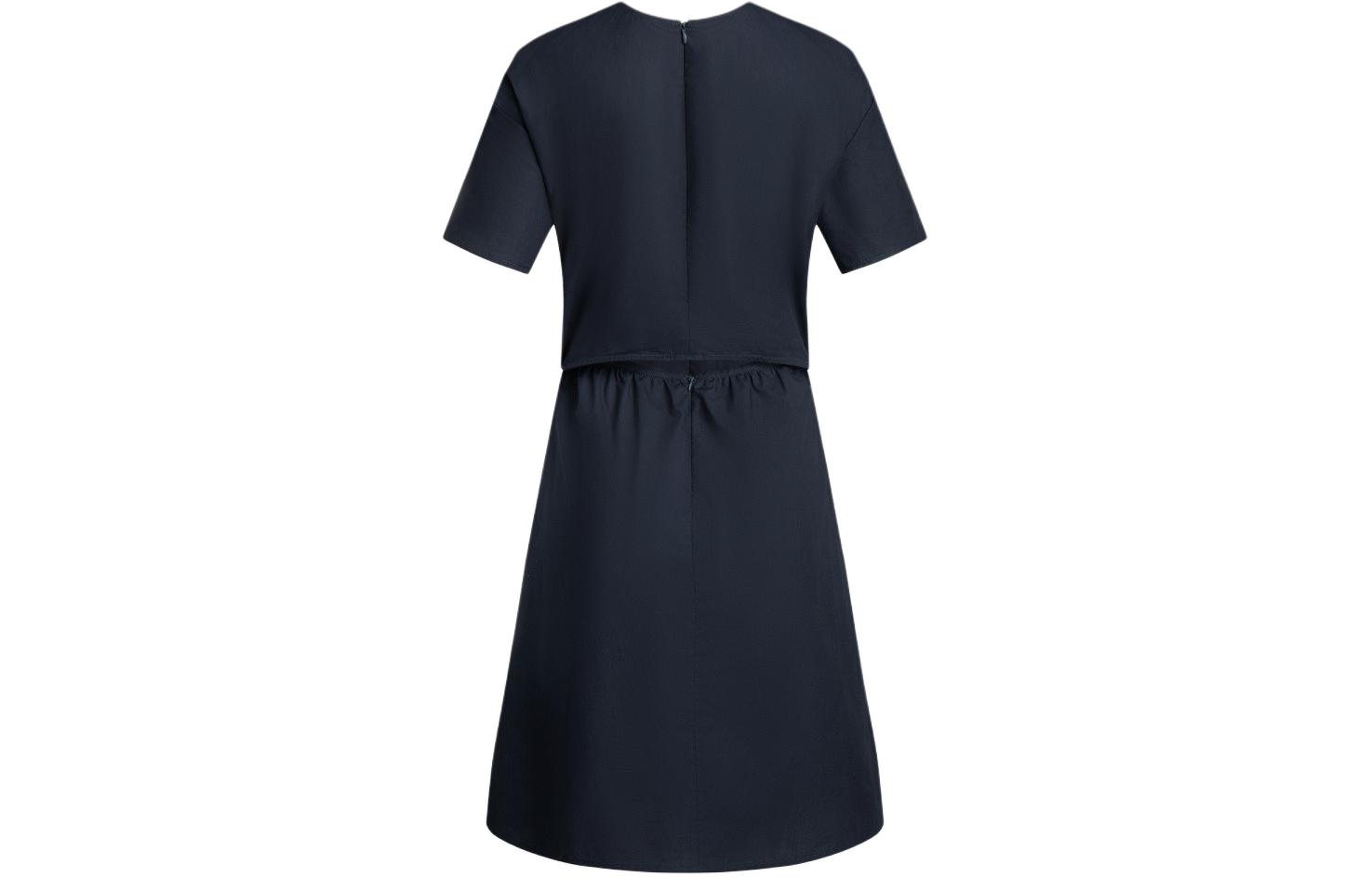 EMPORIO ARMANI SS24 платье с короткими рукавами Women's Navy Blue — фото 4