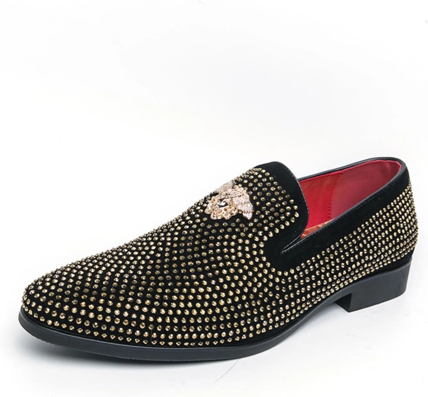 Лоферы блестящие Classic Formal Design, Gold Khwfjas